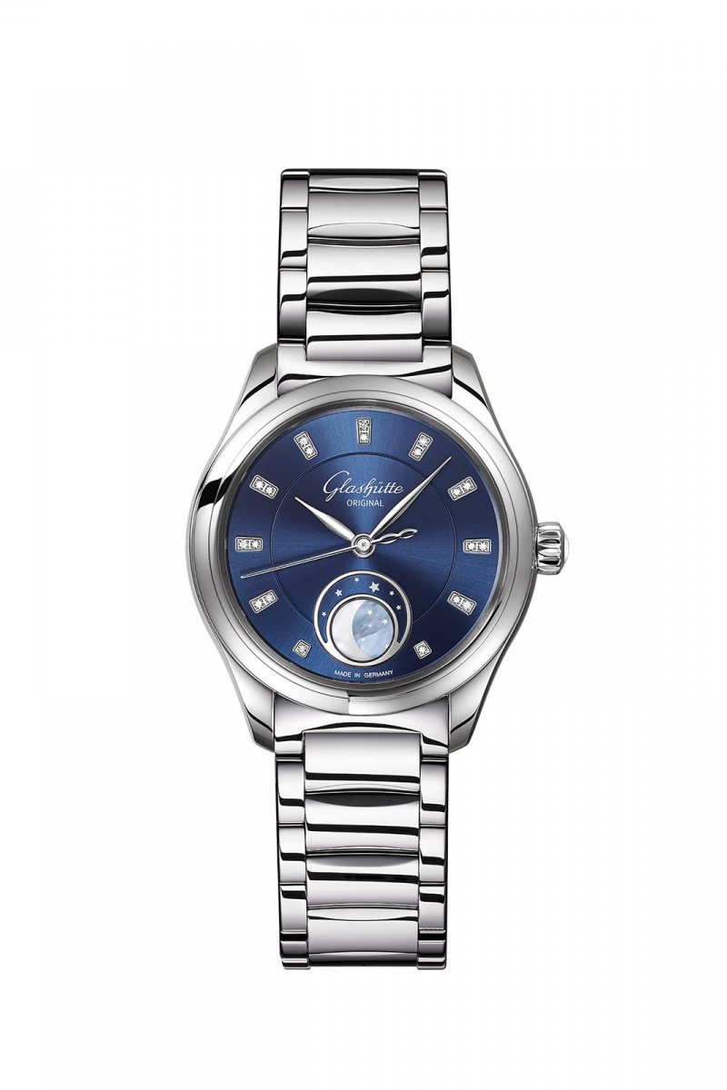 Glashütte Original Lady Serenade Luna blau